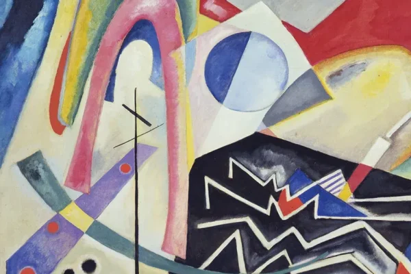 Vasilij Vasil'evič Kandinskij, Zig Zag Bianchi (particolare), 1922 Galleria Internazionale d'Arte Moderna di Ca' Pesaro, Venezia © Archivio Fotografico – Fondazione Musei Civici di Venezia